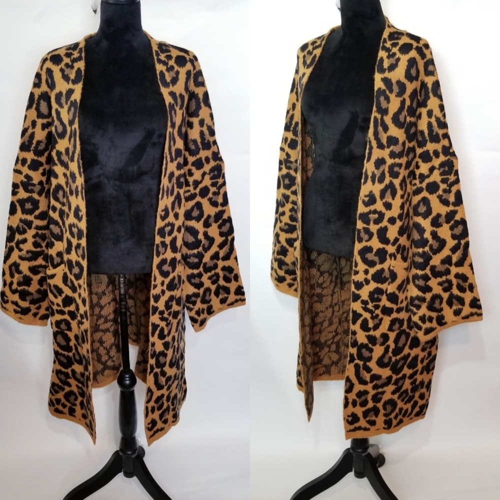 Leopard Print Cardigan - Picture 4 of 5
